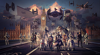 Star Wars in London, Sci Fi, Star Wars HD wallpaper