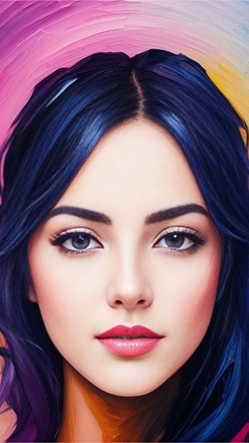 oil painting, portrait HD phone wallpaper