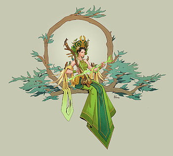 Goddess, god, japanese, women HD wallpaper