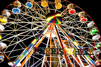 ferris wheel, ferris, theme, park, wheel HD wallpaper