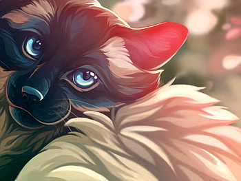 Art, Cat, Pet, Sight, Opinion, Animal HD wallpaper