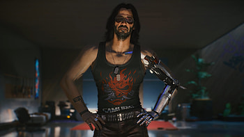 Keanu Reeves As Johnny Silverhand Cyberpunk 2077, keanu-reeves, cyberpunk-2077, games, artstation, artwork HD wallpaper