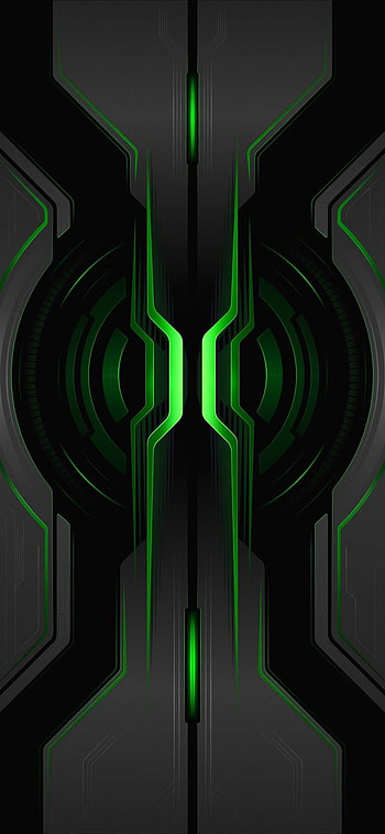 BLACK GAMER, Green and Black HD phone wallpaper