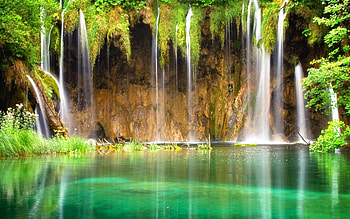 Landscape, Nature, Waterfalls HD wallpaper