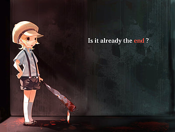 Is it already the end, boy, cute, adorably, creepy, little HD wallpaper