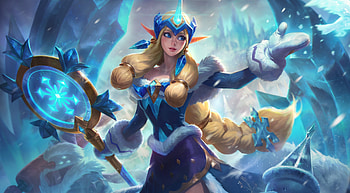 Cute, Soraka, snow queen, League of Legends HD wallpaper