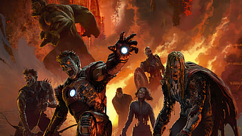 Marvel Zombies — Undead Avengers HD wallpaper