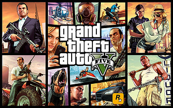 Logo, Grand Theft Auto 5 HD wallpaper