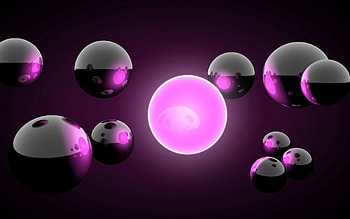 Abstract, Background, Circles, Shine, Light, Neon HD wallpaper