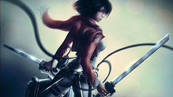 protagonist, archer, sword, fantasy, war HD wallpaper