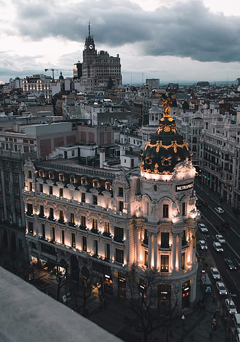 Madrid Spain, cloud, sky HD phone wallpaper
