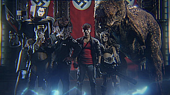Kung Fury, '80s homage, Retro-futuristic, Action-packed scenes HD wallpaper
