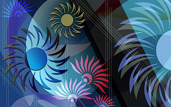 New Day, art, flower HD wallpaper