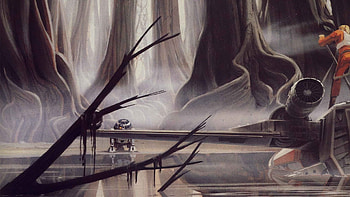 star wars r2d2 luke skywalker xwing ralph mcquarrie Art HD wallpaper