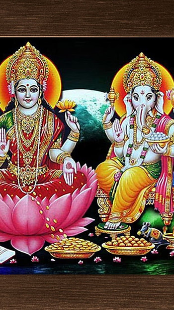 Lakshmi Ganesh, God Ganpati, Background HD phone wallpaper