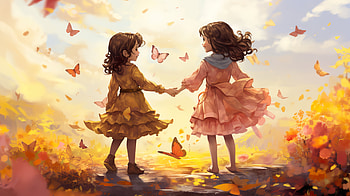 Friendship Watercolor Style, friend, artistic, watercolor HD wallpaper