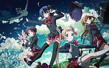 Love, Chunibyo and Other Delusions, Anime series, Vibrant , Fantasy romance HD wallpaper