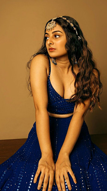 Ester Anil, malayalam actress, cleavage, sexy gorgeous HD phone wallpaper