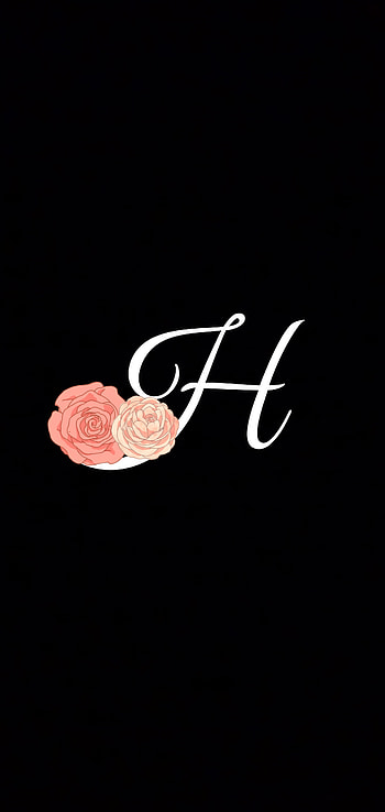 Letter H initial, flowers, letter_H HD phone wallpaper