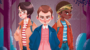 Stranger Things New Art, stranger-things-season-3, stranger-things, tv-shows, behance, artwork HD wallpaper
