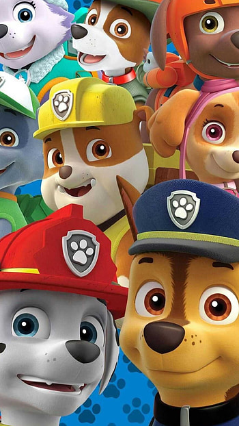 Paw Patrol background, Animated adventure, Canine heroes, Exciting missions HD phone wallpaper