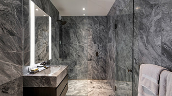 Veiny marble bliss, Opulent bathrooms, Luxurious interiors, Elegant design statement HD wallpaper