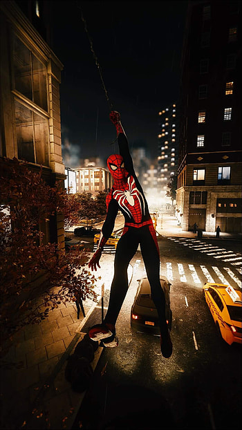 ...., medianoche, spiderman, noche HD phone wallpaper
