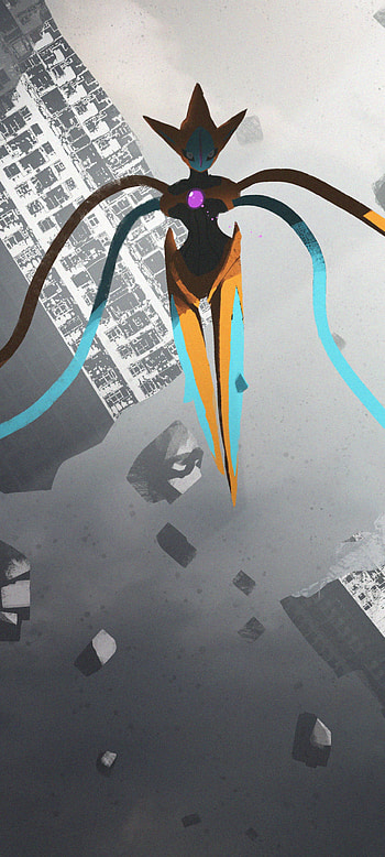 Epic Pokémon Anime : Legendary Deoxys in Action, Anime, Pokemon HD phone wallpaper