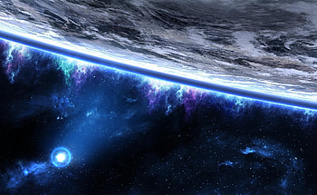 Universe, Stars, Close-Up, Planet, Orbit HD wallpaper