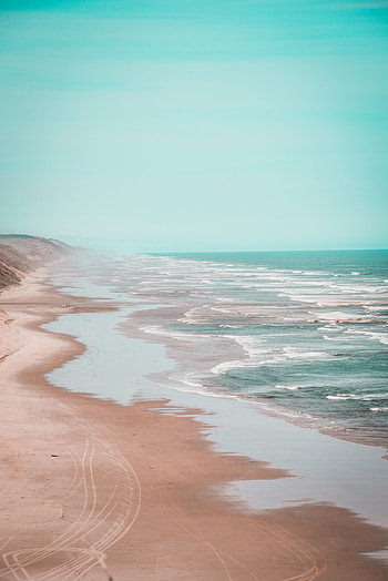 Nature, Water, Waves, Beach, Sand, Coast HD phone wallpaper