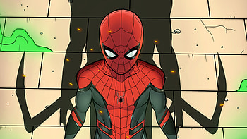 Spiderman Shadow, spiderman, superheroes, artist, artwork, digital-art HD wallpaper