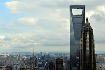 Shanghai World Financial Center, Modern skyscraper, Shanghai, Thousand wonders HD wallpaper