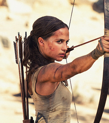 Alicia Vikander, Lara Croft, Tomb Raider, Action heroine HD phone wallpaper