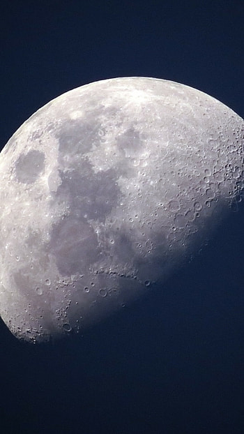 Moon surface, Lunar Eclipse HD phone wallpaper