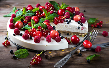 Cheesecake, dessert, food, cake HD wallpaper
