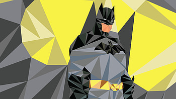 Batman Low Poly Art, batman, artist, artwork, digital-art, superheroes, behance HD wallpaper
