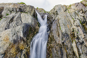 Nature, Stones, Sky, Rocks, Waterfall, Stone HD wallpaper