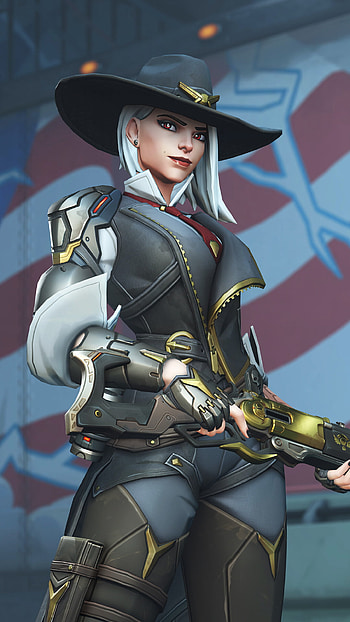 Ashe, Overwatch HD phone wallpaper