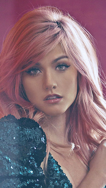 Katerina McNamara, hollywood actres, model cute face HD phone wallpaper