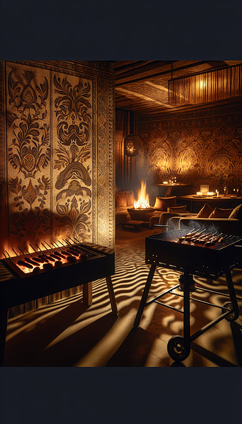 Cozy Grill Ambiance HD phone wallpaper
