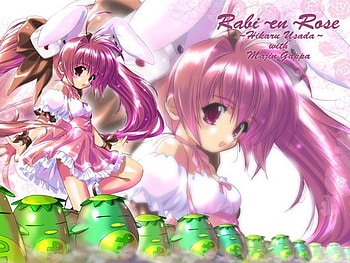 Di Gi Charat, cute, girls, anime HD wallpaper