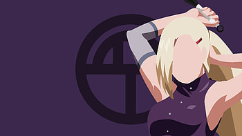 Ino Yamanaka, Anime, Naruto, Minimalist HD wallpaper