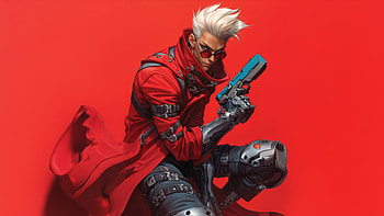 Vash The Stampede Trigun, trigun, anime, artist, artwork, digital-art, vash-the-stampede, ai HD wallpaper