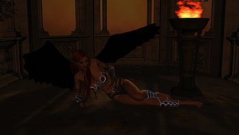 Angel, 2d, fantasy, dark HD wallpaper