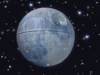 death star, atmosphere, star wars HD wallpaper