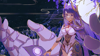 Baal Raiden Shogun Genshin Impact HD wallpaper