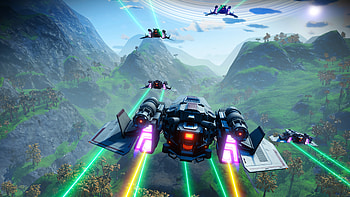 No Man's Sky: Neon Fleet — Ultra, video game, No Man's Sky HD wallpaper