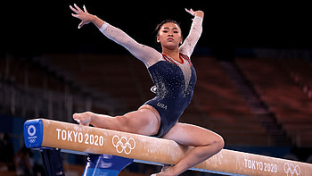 Balance Beam, Suni Lee, Acrobatic skills, Olympic aspirations HD wallpaper