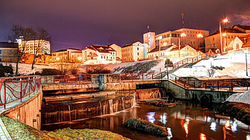 Cities, Rivers, Sky, Building, Bridge HD wallpaper