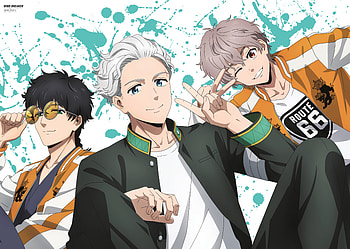 Jou Togame, Hajime Umemiya, and Choji Tomiyama, Anime, Wind Breaker, Hajime Umemiya, Choji Tomiyama HD wallpaper